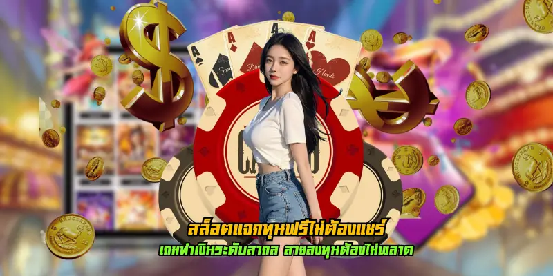 สล็อตแจกทุนฟรีไม่ต้องแชร์