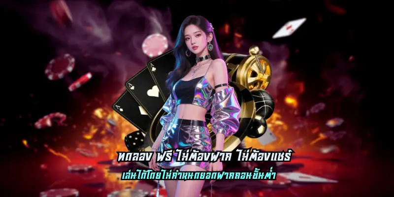 ทดลอง ฟรี ไม่ต้องฝาก ไม่ต้องแชร์