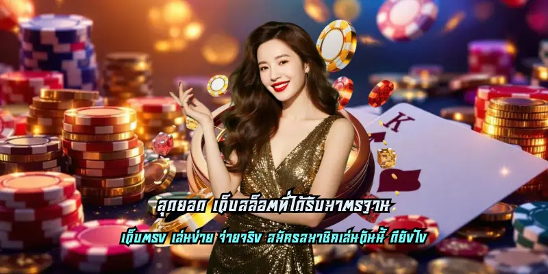 สุดยอด เว็บสล็อตที่ได้รับมาตรฐาน