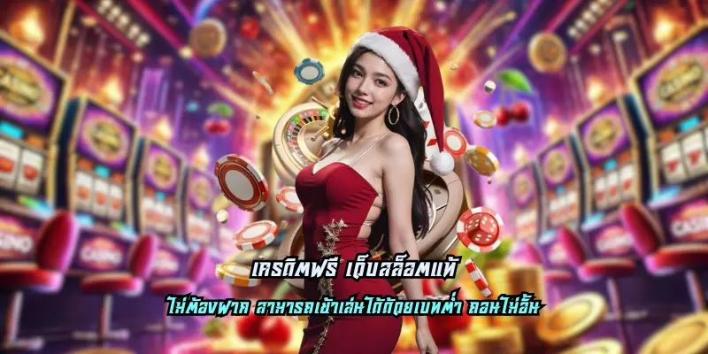 เครดิตฟรี เว็บสล็อตแท้