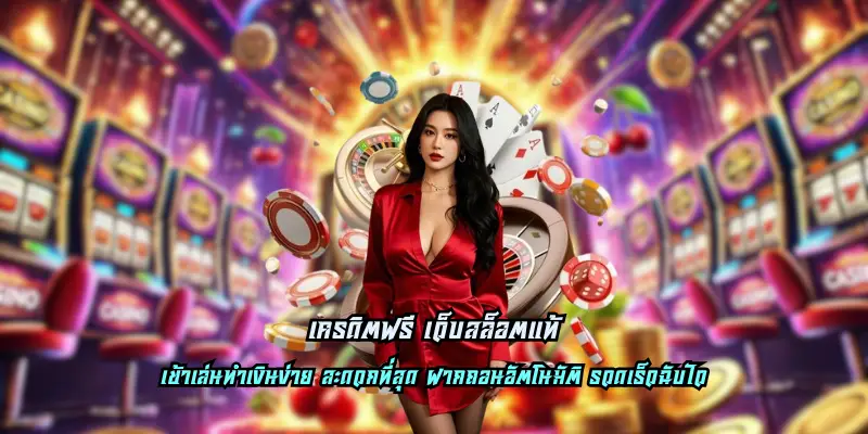 เครดิตฟรี เว็บสล็อตแท้